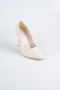Bej Deri Stiletto AB1140