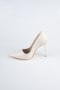 Bej Deri Stiletto AB1140