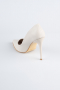 Bej Deri Stiletto AB1140