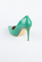 Yeşil Rugan Stiletto ABR1140