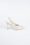 Gold Taşlı Stiletto MJ9002
