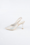 Gold Taşlı Stiletto MJ9002