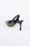 Siyah Taşlı Stiletto MJ9002