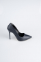 Lacivert Deri Stiletto AB1140