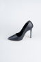 Lacivert Deri Stiletto AB1140