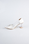 Beyaz Rugan Stiletto ABR1055