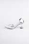 Gümüş Rugan Stiletto ABR1055