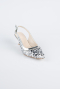 Gümüş Pullu Stiletto ABP2107