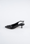 Siyah Pullu Stiletto ABP2107