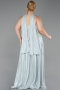 Mint Straplez Peplum Pliseli Büyük Beden Abiye ABU5793