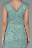 Mint Dantelli Kısa Elbise ABK010