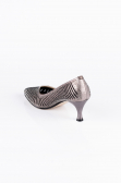 Platin Taşlı Stiletto Abiye Ayakkabı MJ5151