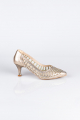 Dore Taşlı Stiletto Abiye Ayakkabı MJ5431