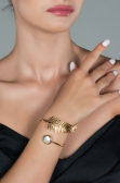 Gold Abiye Bileklik BJ045