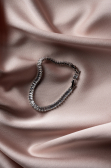 Gümüş Swarovski Taşlı Abiye Bileklik UK775