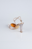 Rose Lazer Kesim Stiletto Abiye Ayakkabı MJ5150