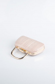 Rose Lazer Kesim Abiye Çanta SH839