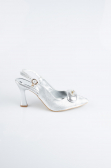 Gümüş Lazer Kesim Stiletto MJL5164