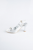 Gümüş Lazer Kesim Stiletto MJL5164