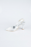 Gümüş Lazer Kesim Stiletto MJ4102