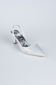 Gümüş Taşlı Stiletto AB1127