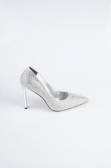 Gümüş Taşlı Stiletto AB1138