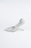 Gümüş Taşlı Stiletto AB1138