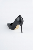 Siyah Deri Stiletto AB1140