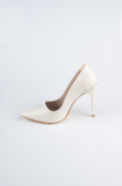 Bej Deri Stiletto AB1140