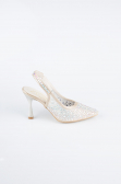 Gold Taşlı Stiletto MJ9002