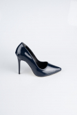 Lacivert Rugan Stiletto ABR1140