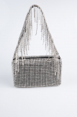 Siyah Swarovski Gece Çantası MN977