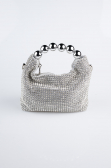 Gümüş Swarovski Gece Çantası MN980