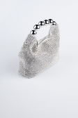 Gümüş Swarovski Gece Çantası MN980