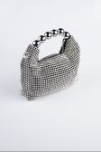 Siyah Swarovski Gece Çantası MN980