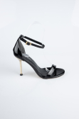 Siyah Rugan Abiye Ayakkabı ABR1157