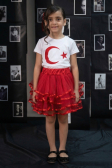 Beyaz 23 Nisan Kız Çocuk Tişört ML4871