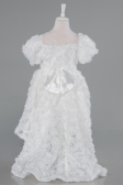 Önü Kısa Arkası Uzun Beyaz Çocuk Abiye ABO134