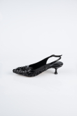 Siyah Pullu Stiletto ABP2107