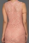 Pudra Mini Dantelli Elbise ES3574