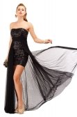 Siyah Gece Elbisesi A6265