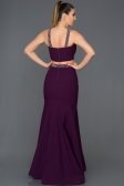 Violet İki Parça Balık Abiye ABU015
