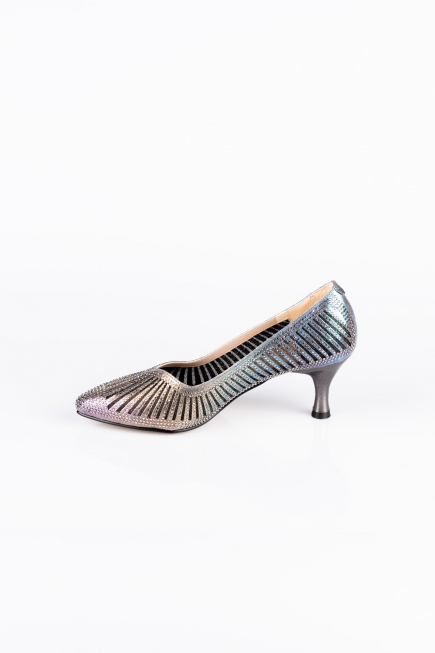 Rins Taşlı Stiletto Abiye Ayakkabı MJ5151