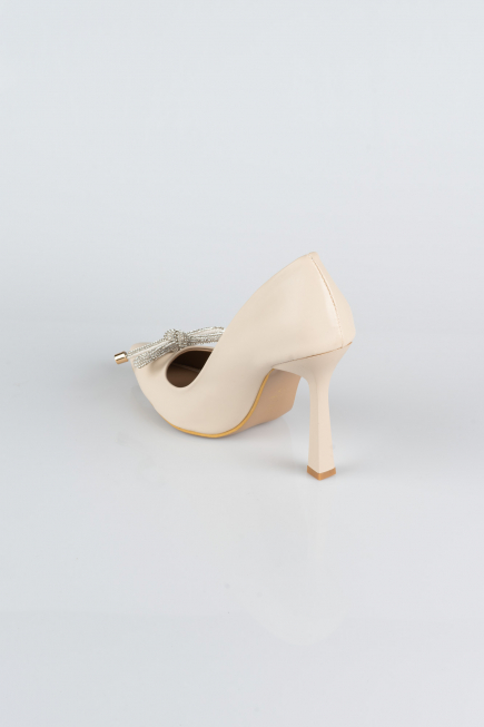 Ten Deri Stiletto Abiye Ayakkabı AB1095