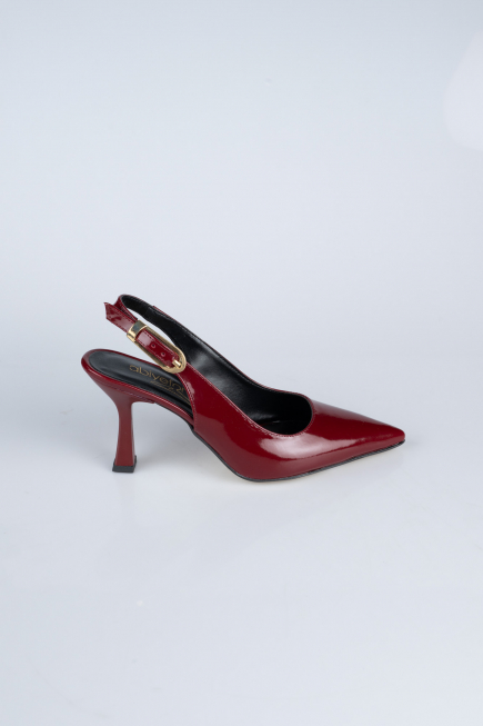 Bordo Rugan Abiye Ayakkabı ABR1130