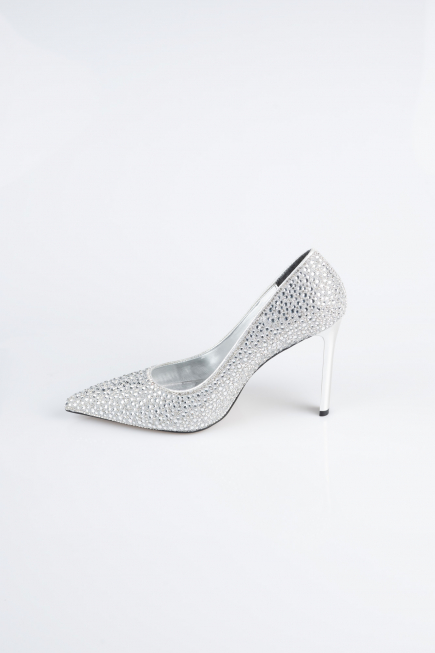 Gümüş Taşlı Stiletto AB1138