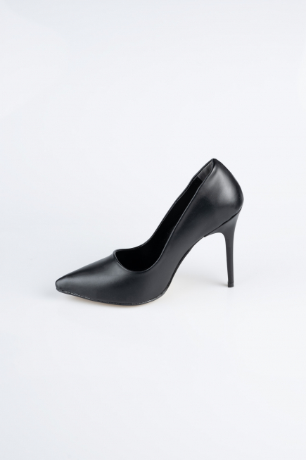 Siyah Deri Stiletto AB1140