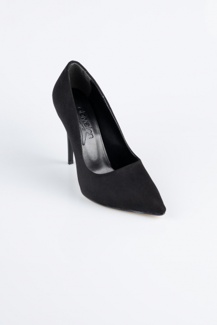 Siyah Süet Stiletto ABN1140