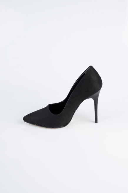 Siyah Süet Stiletto ABN1140