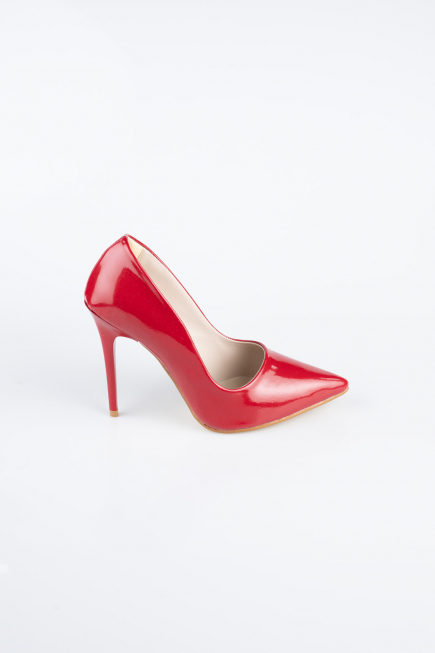 Kırmızı Rugan Stiletto ABR1140